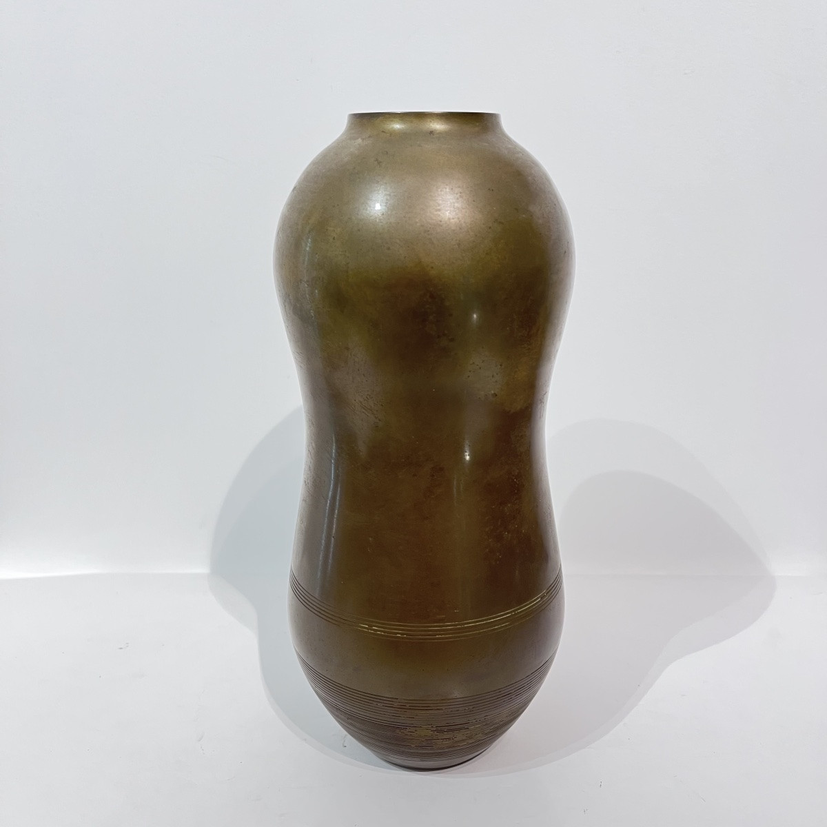 Japanese Bronze Hyotan Vase Ekishu - Japan-photo-5