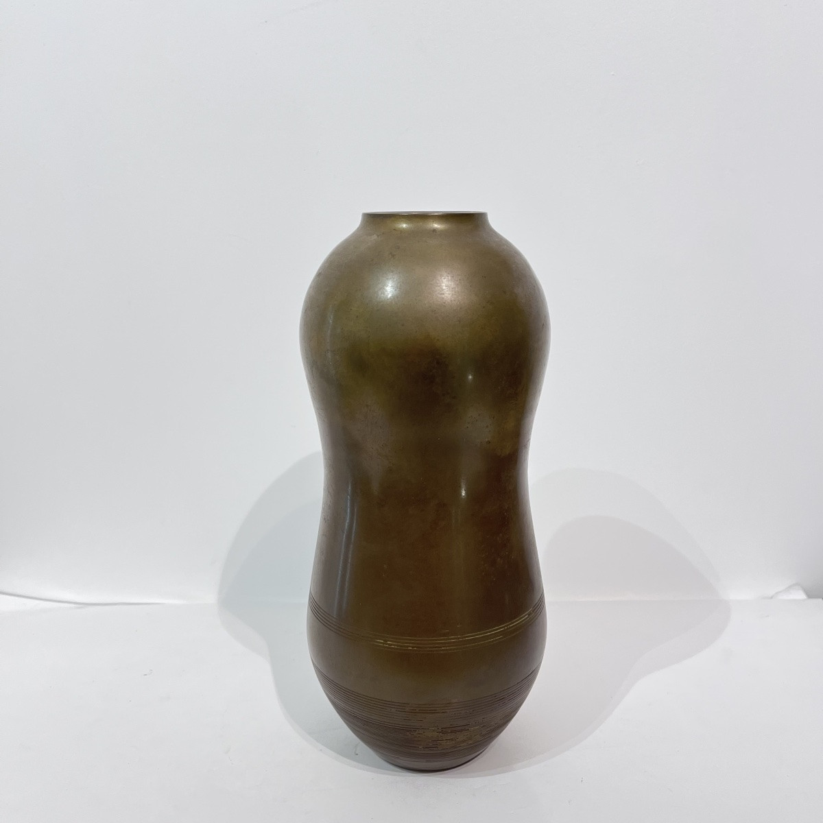 Japanese Bronze Hyotan Vase Ekishu - Japan-photo-6