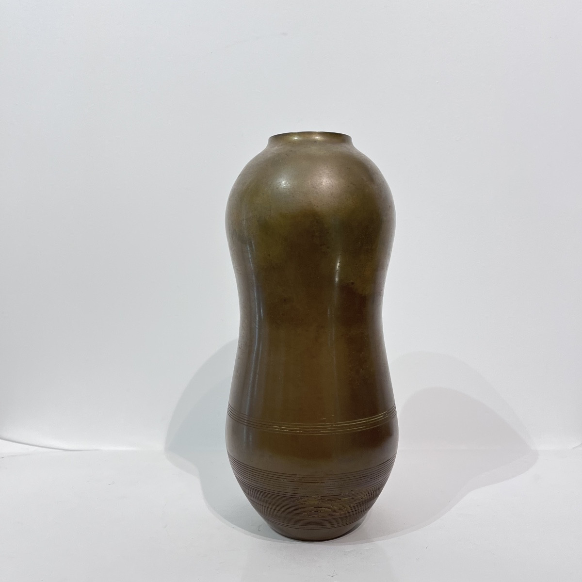 Japanese Bronze Hyotan Vase Ekishu - Japan