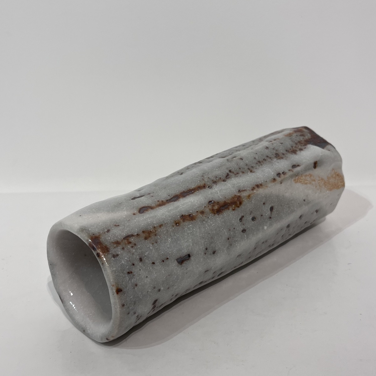Japanese Ceramic Vase From Shino - Japan-photo-5