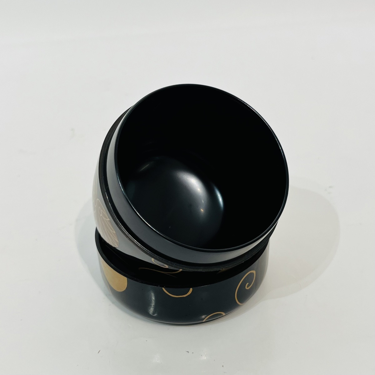 Natsume Japanese Tea Caddy In Shikuryo Lacquer - Japan-photo-5