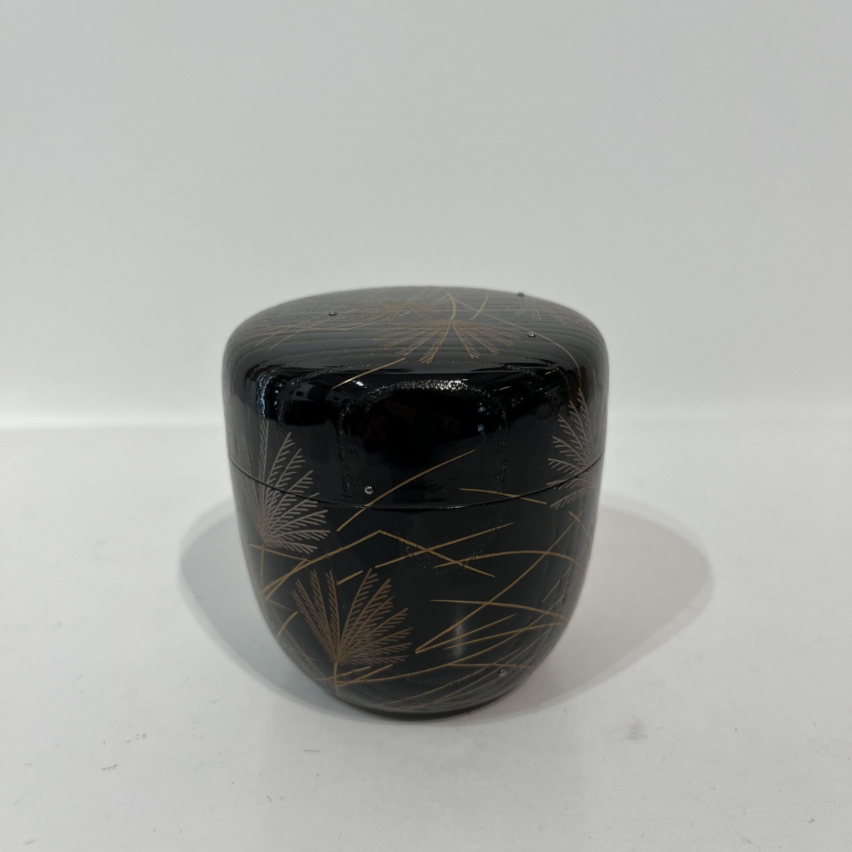 Natsume Tea Caddy In Japanese Herbs And Dew Lacquer - Japan-photo-6