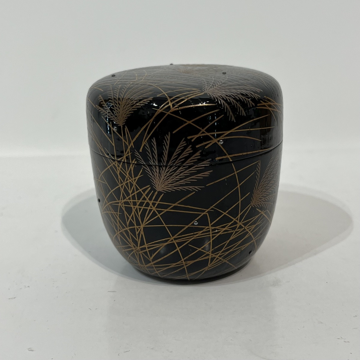Natsume Tea Caddy In Japanese Herbs And Dew Lacquer - Japan-photo-7