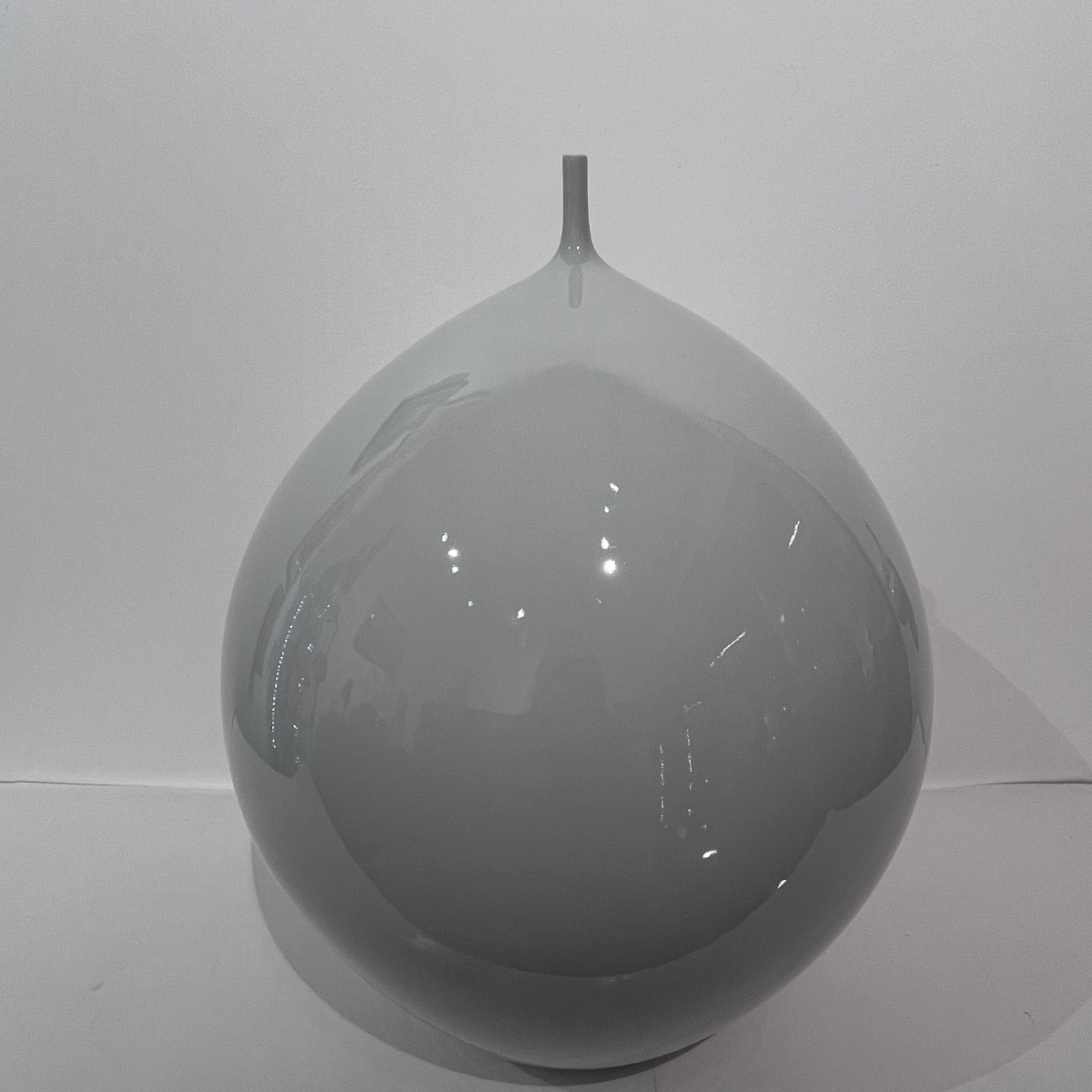 Vase sculpture céladon japonais - Japon-photo-3