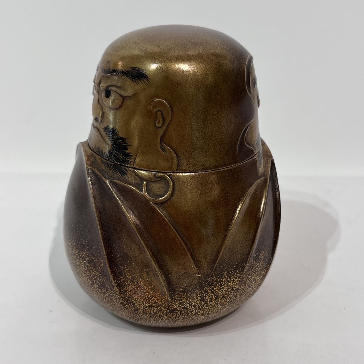 Kobako Daruma, Japanese Lacquer Box - Japan -photo-4
