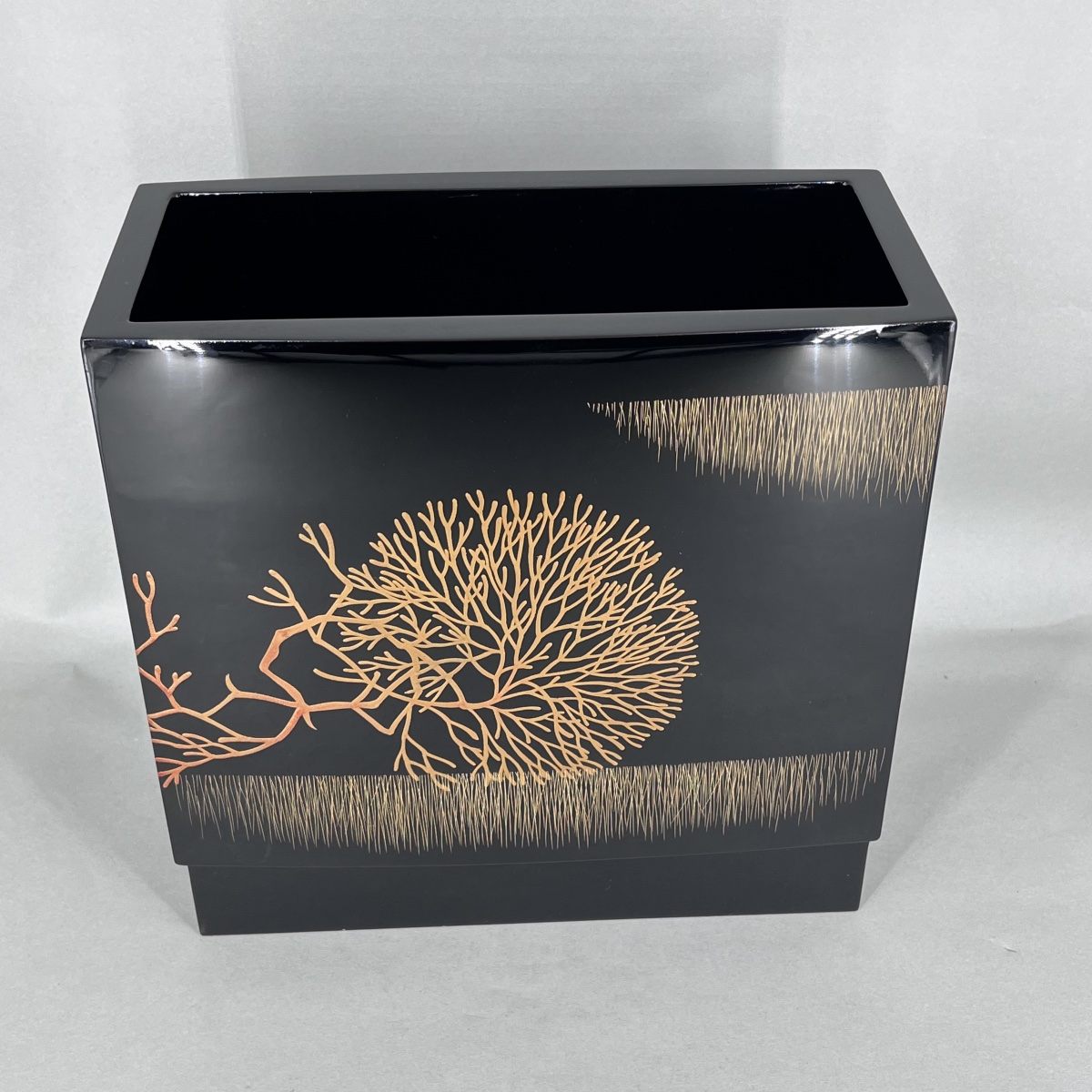 Japanese Lacquer Vase By Inami Tadashi - Japan-photo-6
