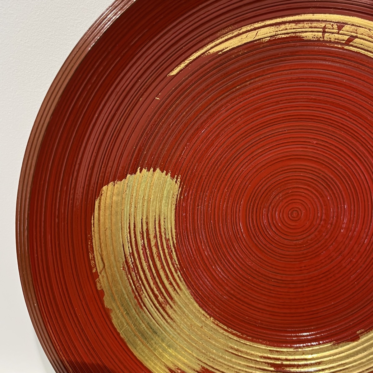 Bol plat japonais laqué enso - Japon -photo-2