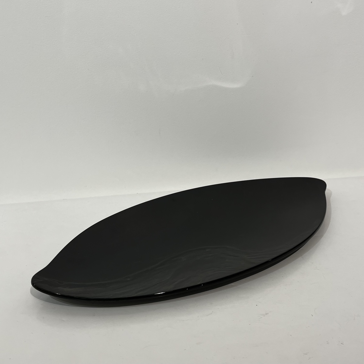 Plat en laque japonais en forme de feuille - Japon -photo-8