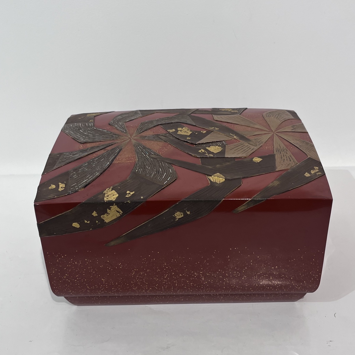 Japanese Sabie Lacquer Box - Japan -photo-2