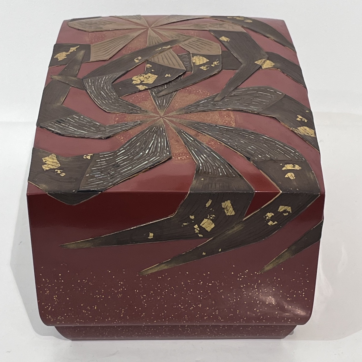 Japanese Sabie Lacquer Box - Japan -photo-4