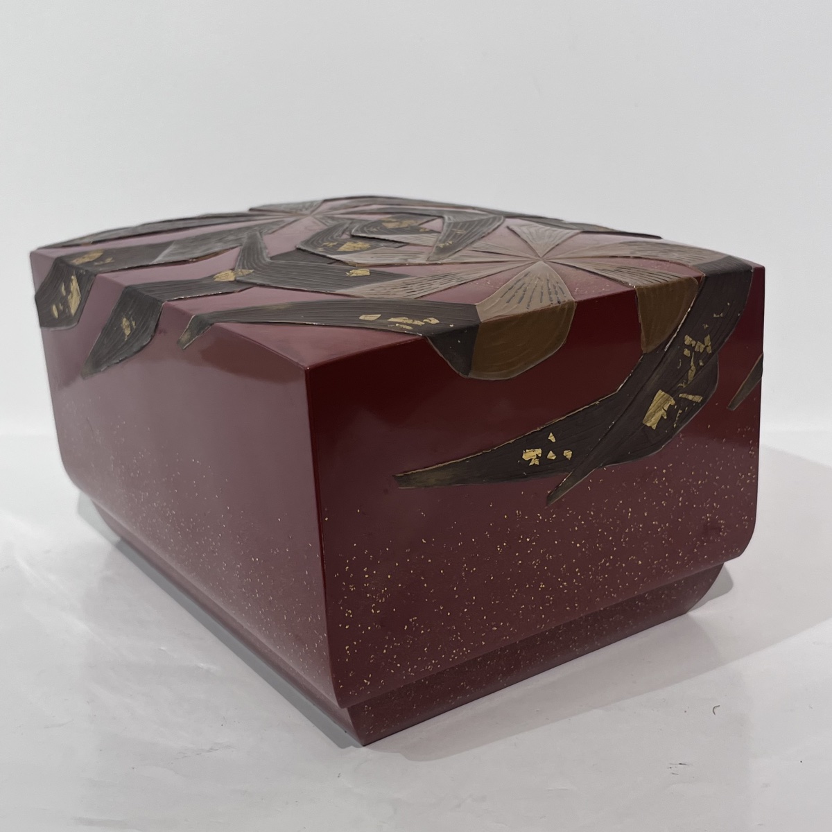 Japanese Sabie Lacquer Box - Japan -photo-3
