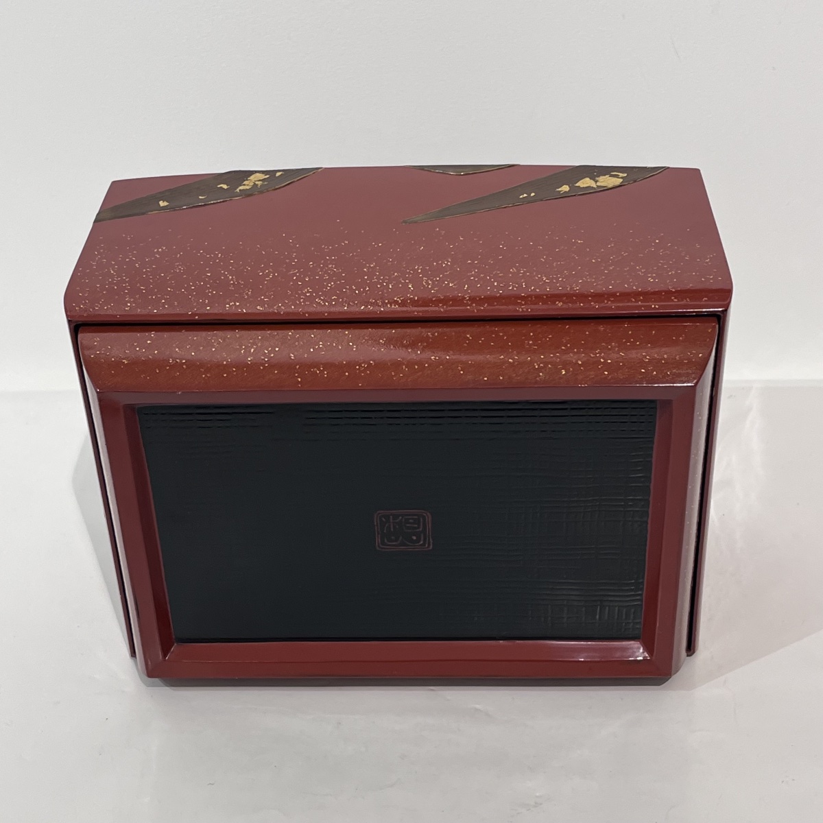 Japanese Sabie Lacquer Box - Japan -photo-7