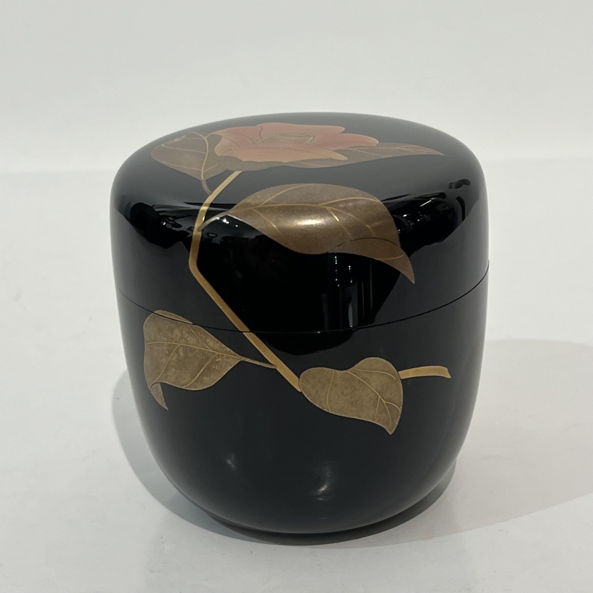 Natsume Camellia, Japanese Lacquered Tea Box - Japan-photo-4