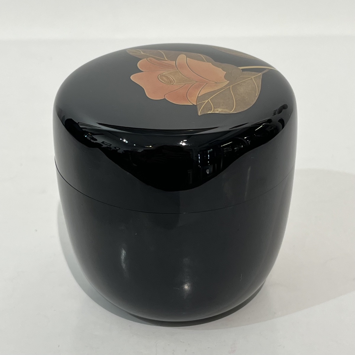 Natsume Camellia, Japanese Lacquered Tea Box - Japan-photo-2