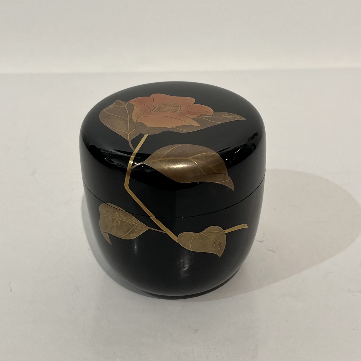 Natsume Camellia, Japanese Lacquered Tea Box - Japan-photo-8