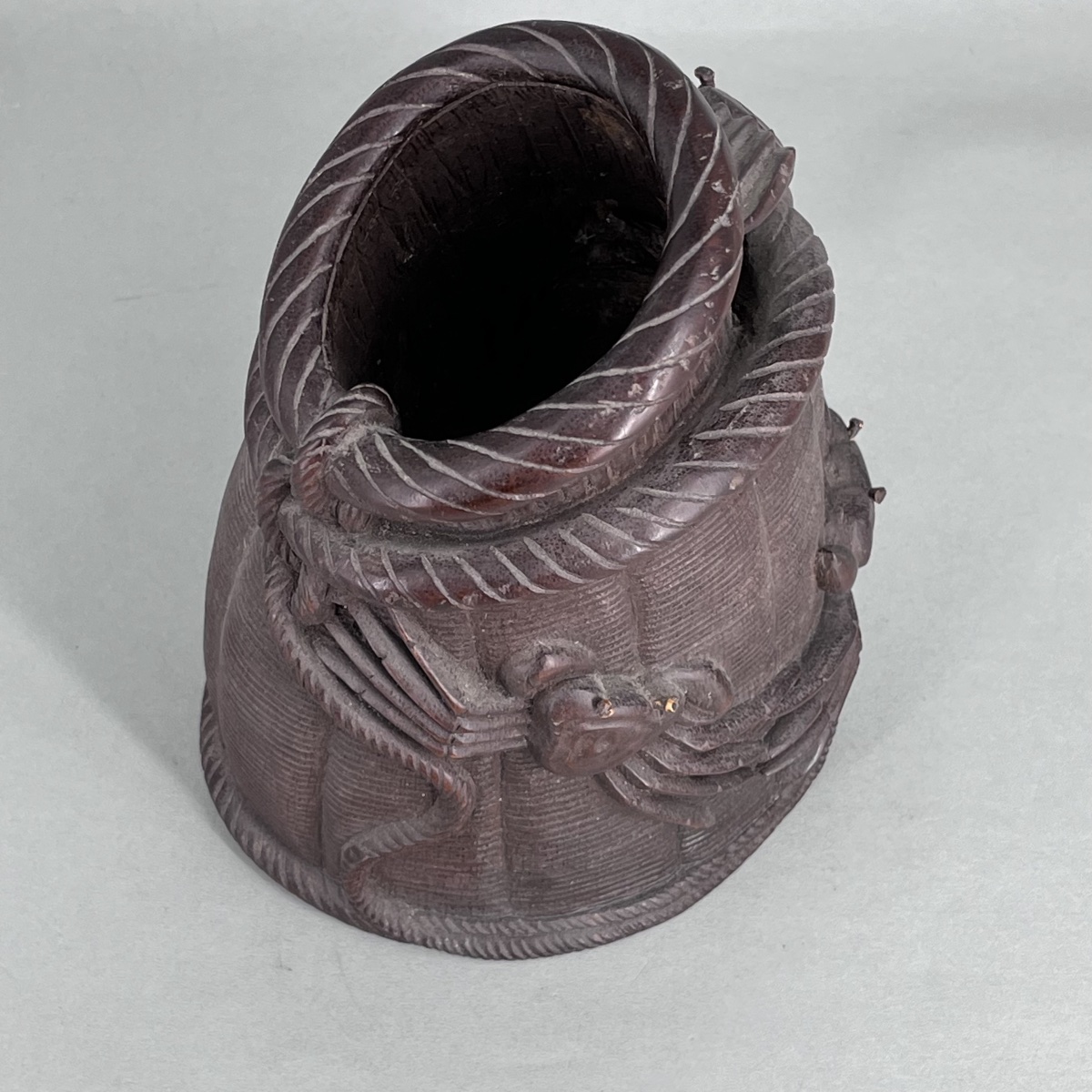 Japanese Vase-  Crab Trap - Japon-photo-2