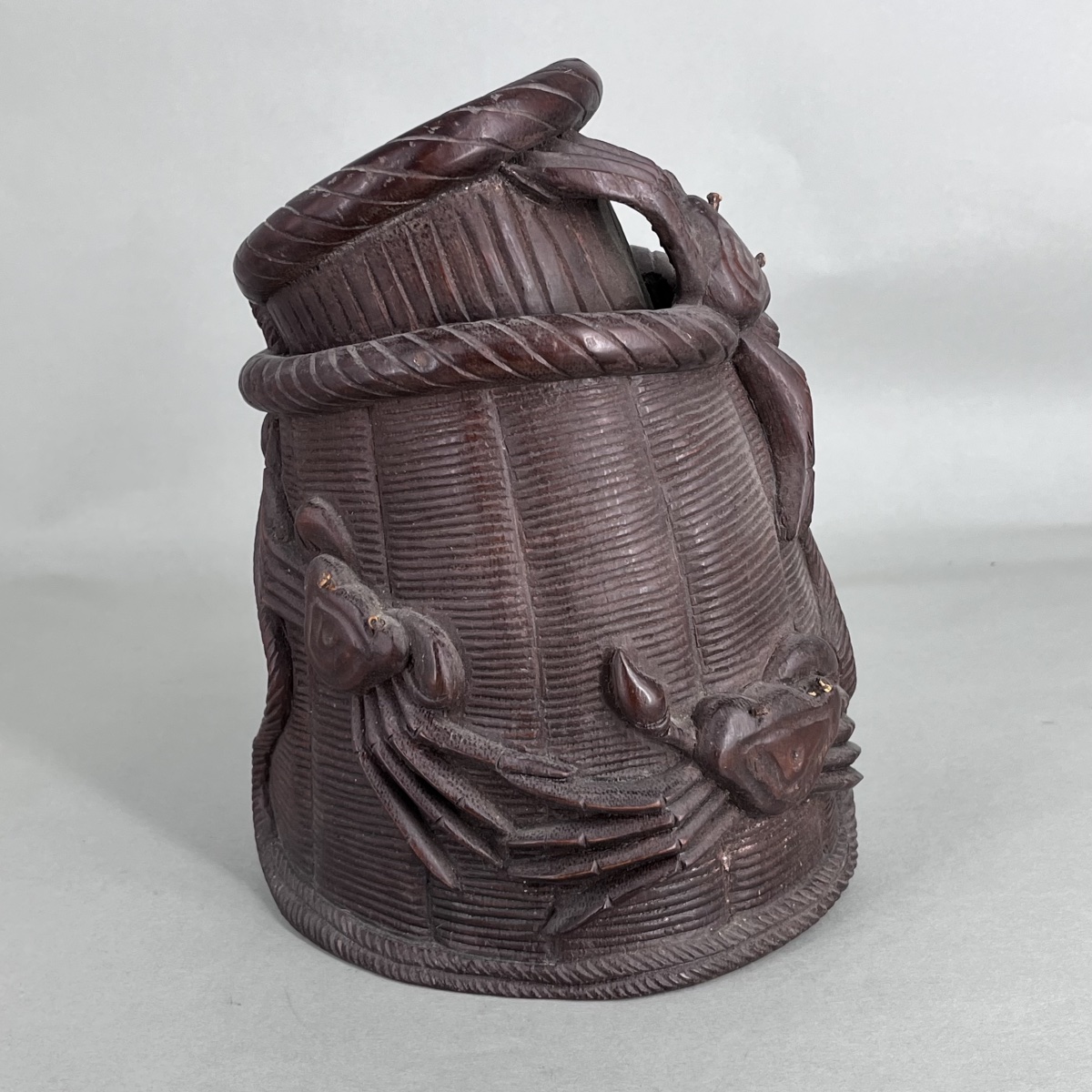 Japanese Vase-  Crab Trap - Japon-photo-3