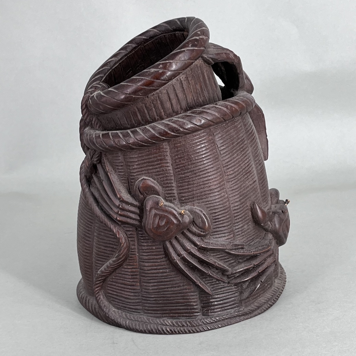 Japanese Vase-  Crab Trap - Japon