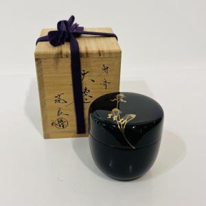 Natsume, Japanese Lacquered Tea Caddy Hikibune - Japan