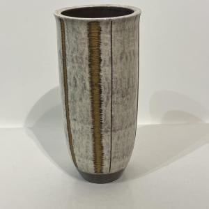 Vase japonais en céramique aux lignes d’or - Japon