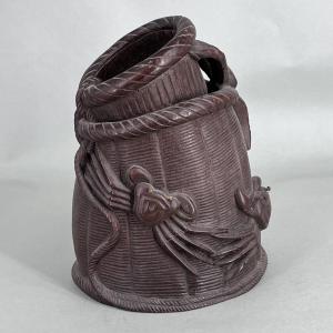Japanese Vase- Crab Trap - Japon