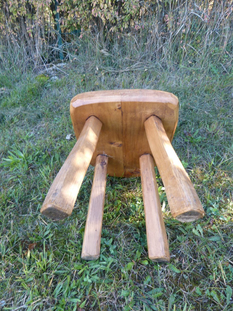 23 Chaises Brutaliste Dlg Artisans De Marolles Jean Touret-photo-6