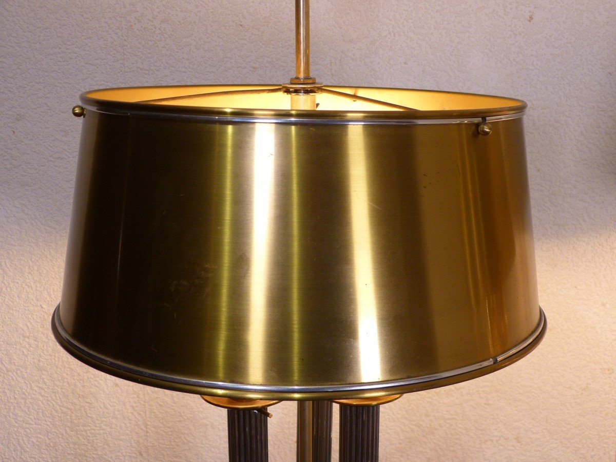 Paire De grandes Lampes Bouillotte Dlg Maison Baguès 68 cm  Epoque XXème Siècle-photo-3