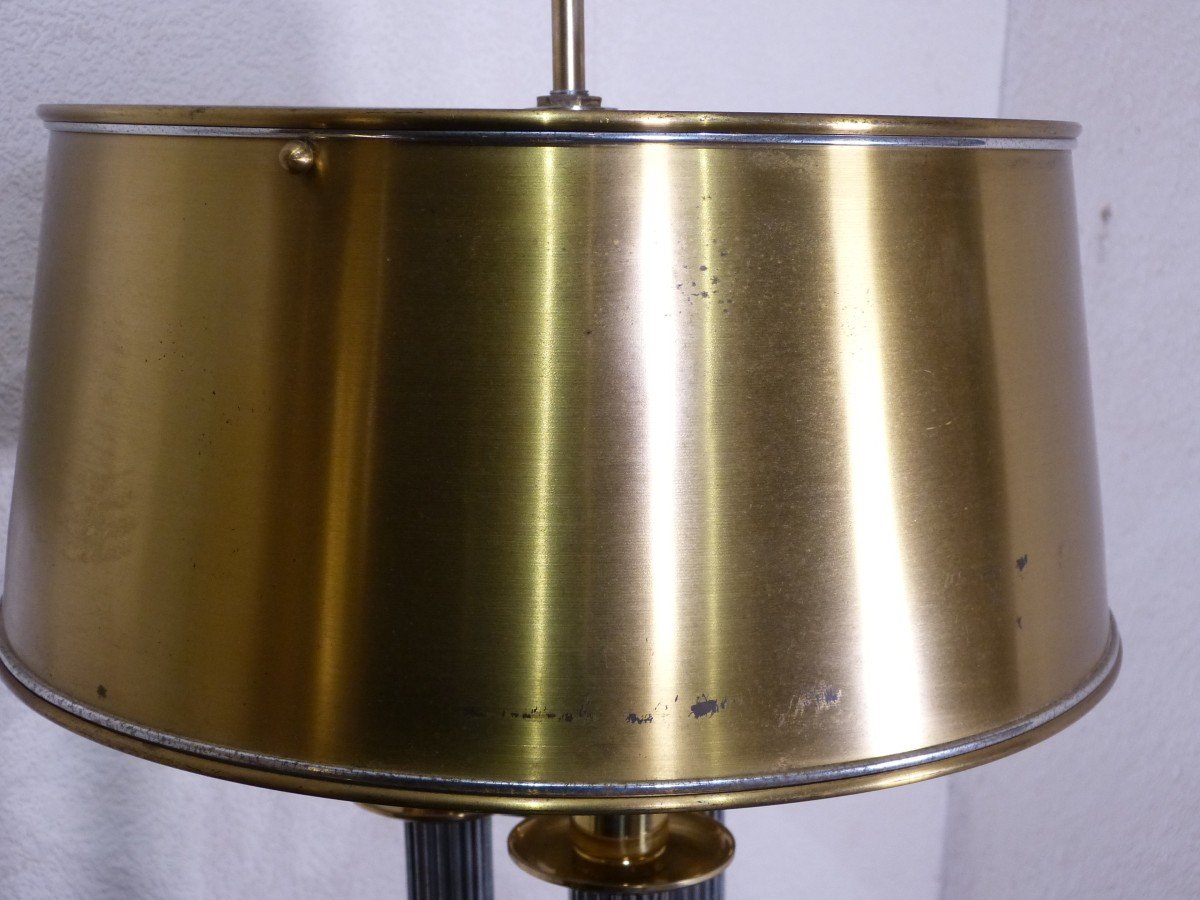 Paire De grandes Lampes Bouillotte Dlg Maison Baguès 68 cm  Epoque XXème Siècle-photo-5