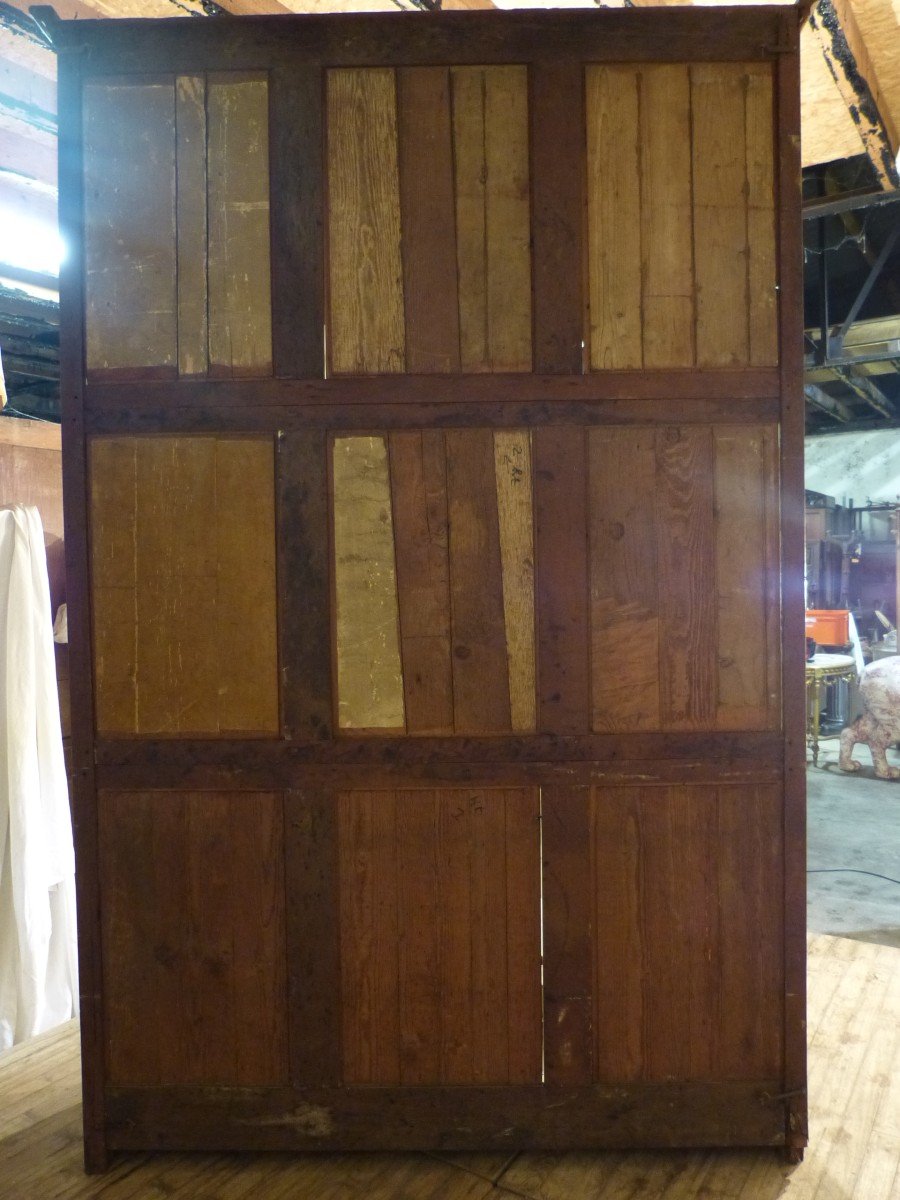 Louis XVI Woodwork Library Height 270 Cm-photo-7