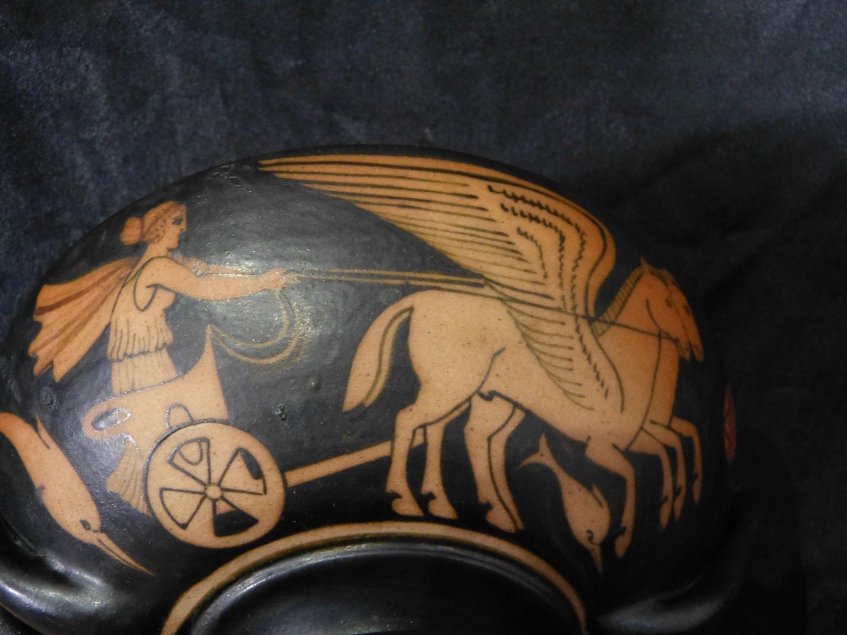 Ciboure Etienne Vilotte Stoneware Bowl Ancient Greek Decor-photo-3