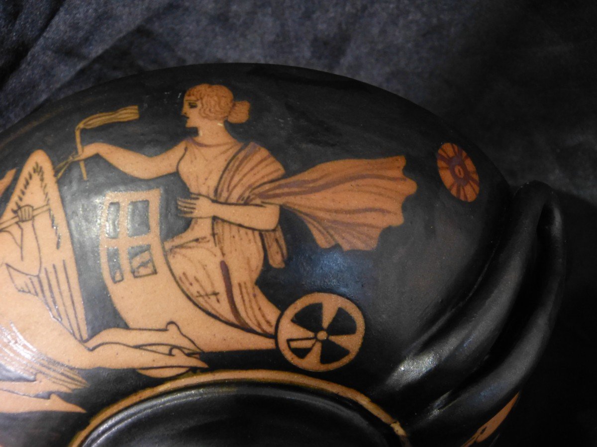 Ciboure Etienne Vilotte Stoneware Bowl Ancient Greek Decor-photo-5