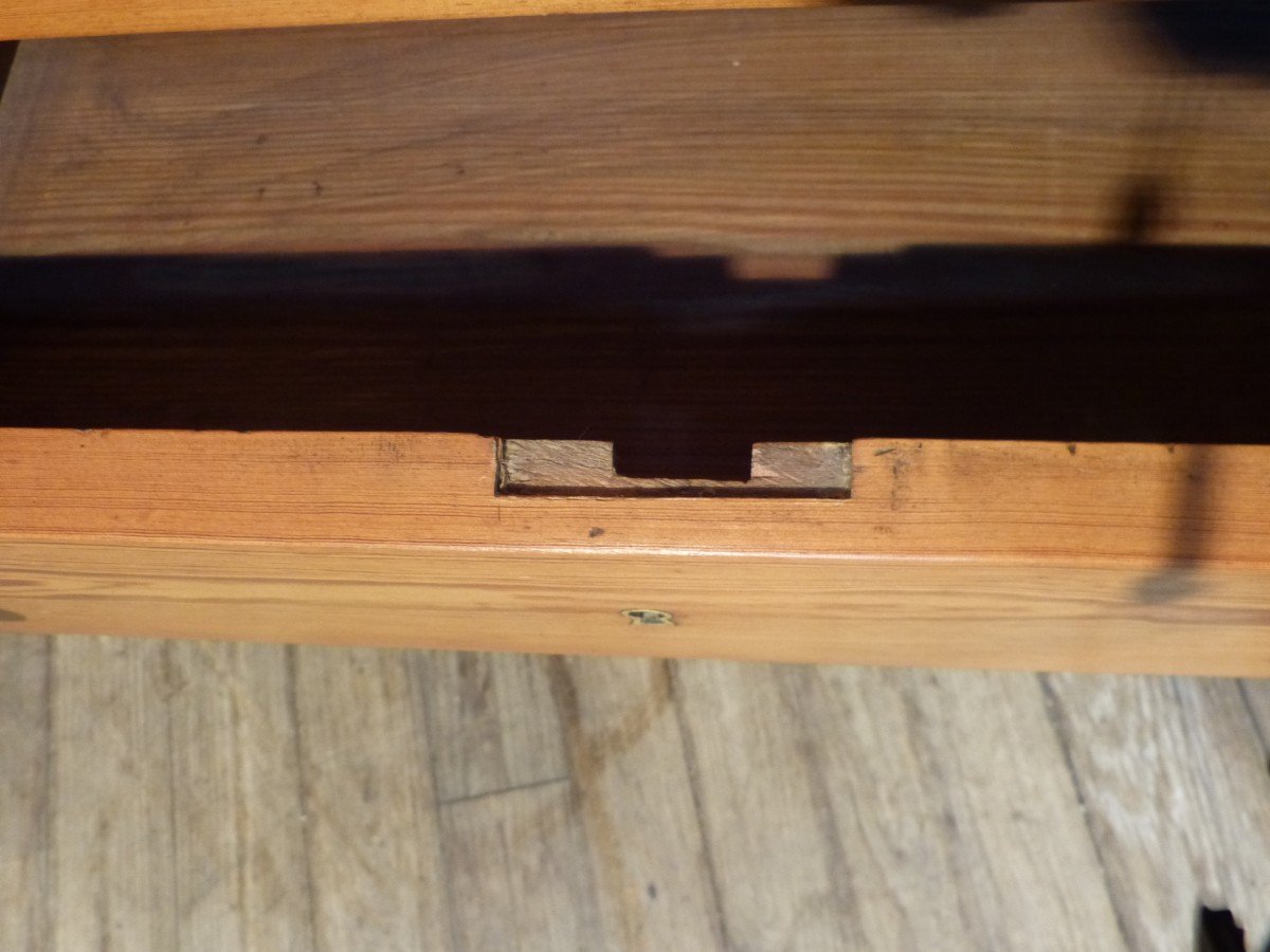 Semainier In Pitchpin Bathroom Furniture Early 20th-photo-7