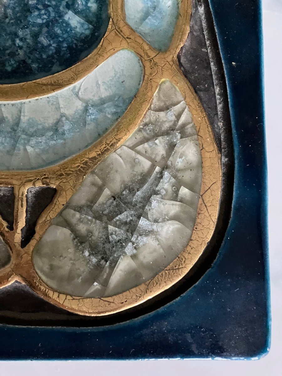 Mithe Espelt Boîte Fleur Céramique Rehaussée Or-photo-8