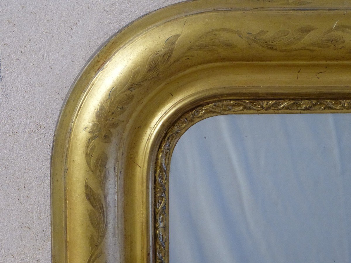 Louis Philippe Golden Mirror 125 X 101 Cm-photo-2