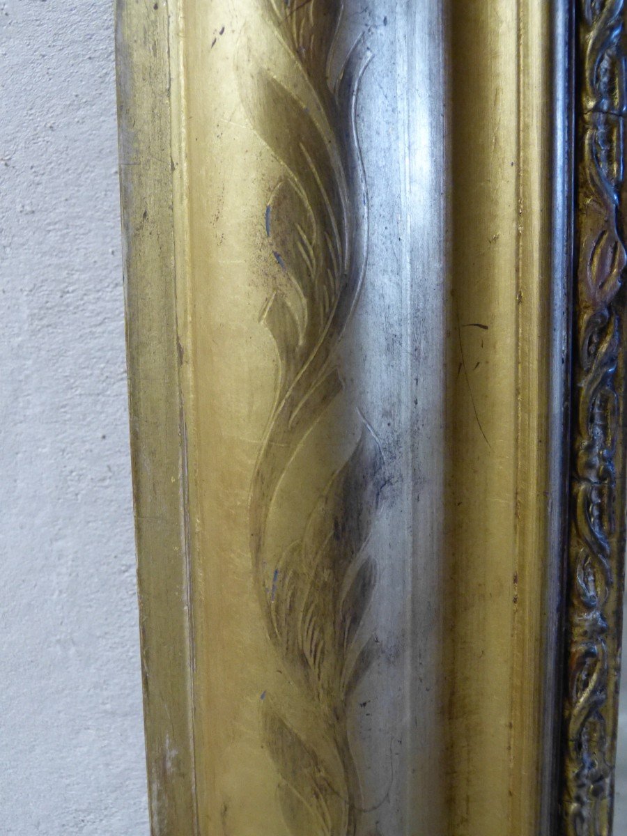 Louis Philippe Golden Mirror 125 X 101 Cm-photo-4