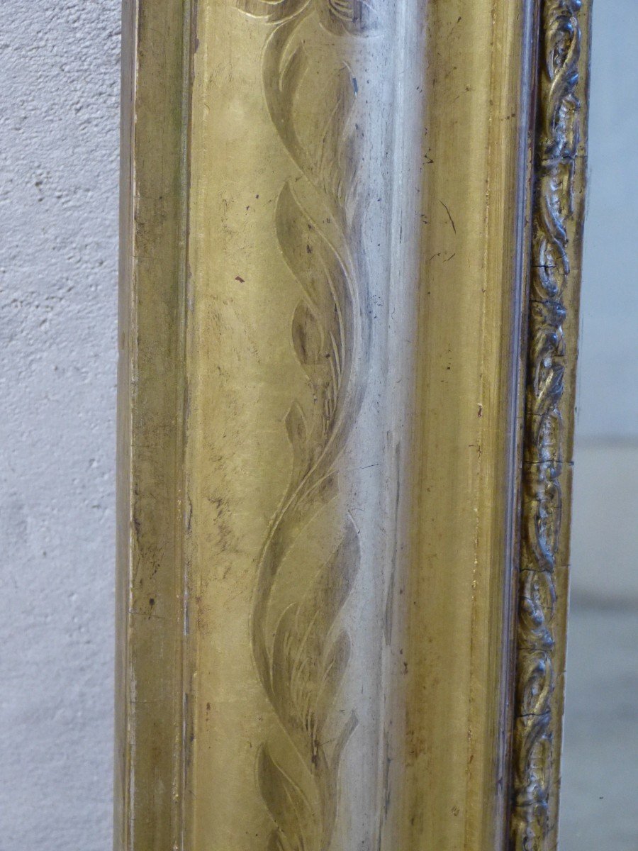 Louis Philippe Golden Mirror 125 X 101 Cm-photo-5