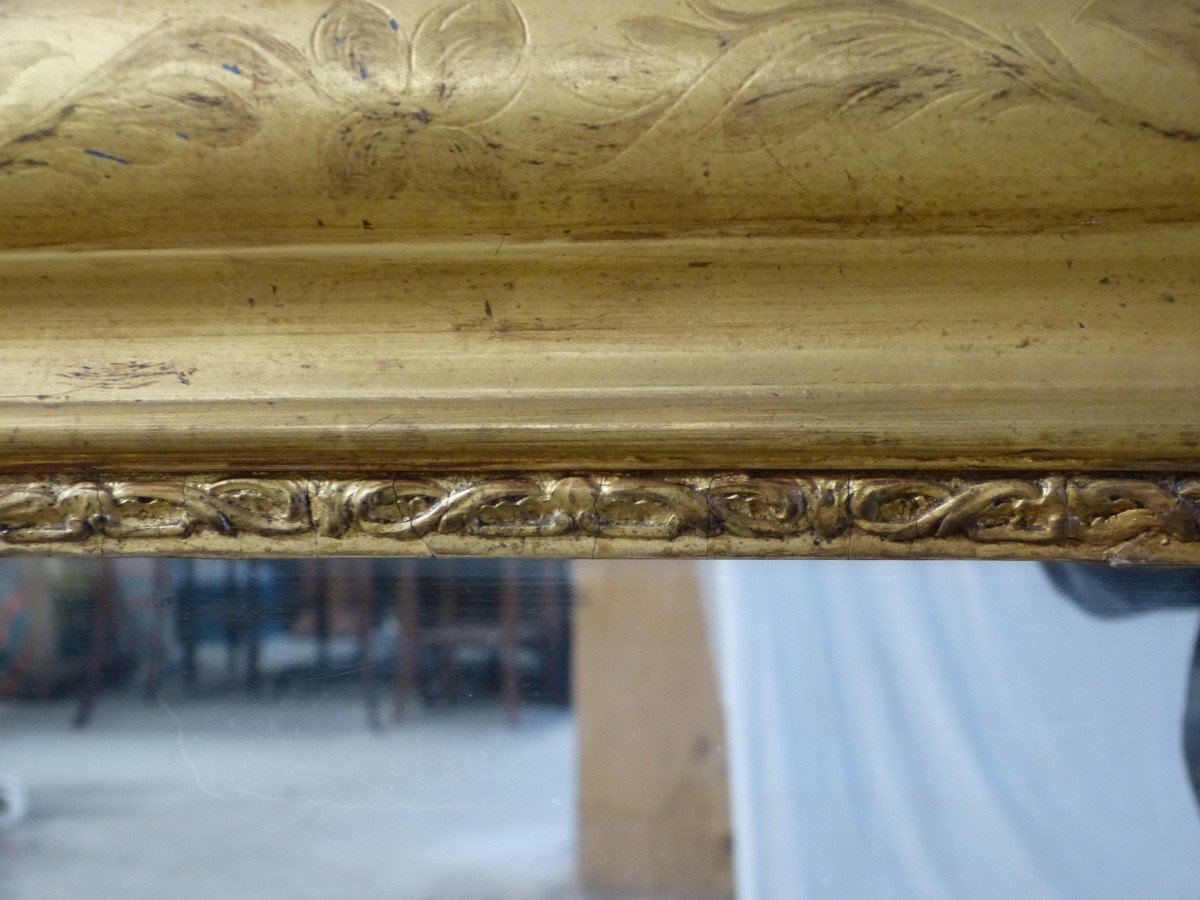 Louis Philippe Golden Mirror 125 X 101 Cm-photo-6