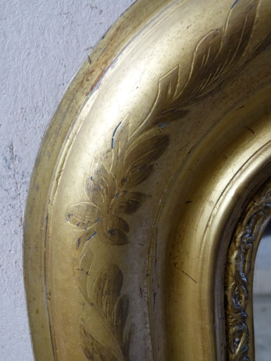 Louis Philippe Golden Mirror 125 X 101 Cm-photo-8
