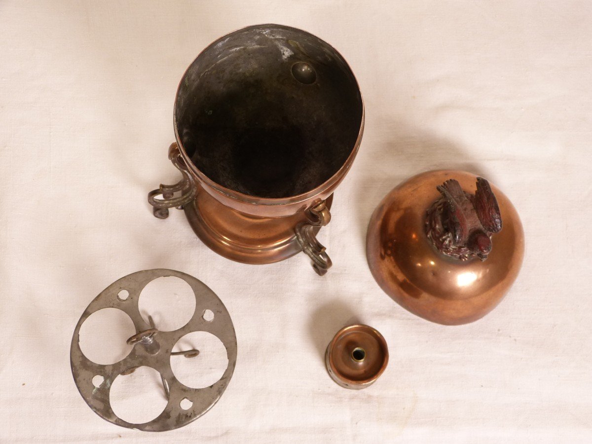 19th Century Copper Egg Pan-photo-4