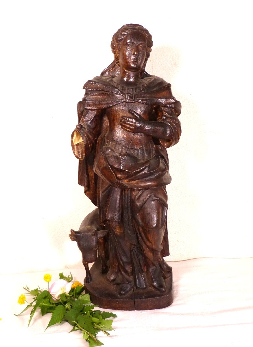 Proantic Saint Brigid Of Ireland Patron Saint Of Dairy Cows Farmyard