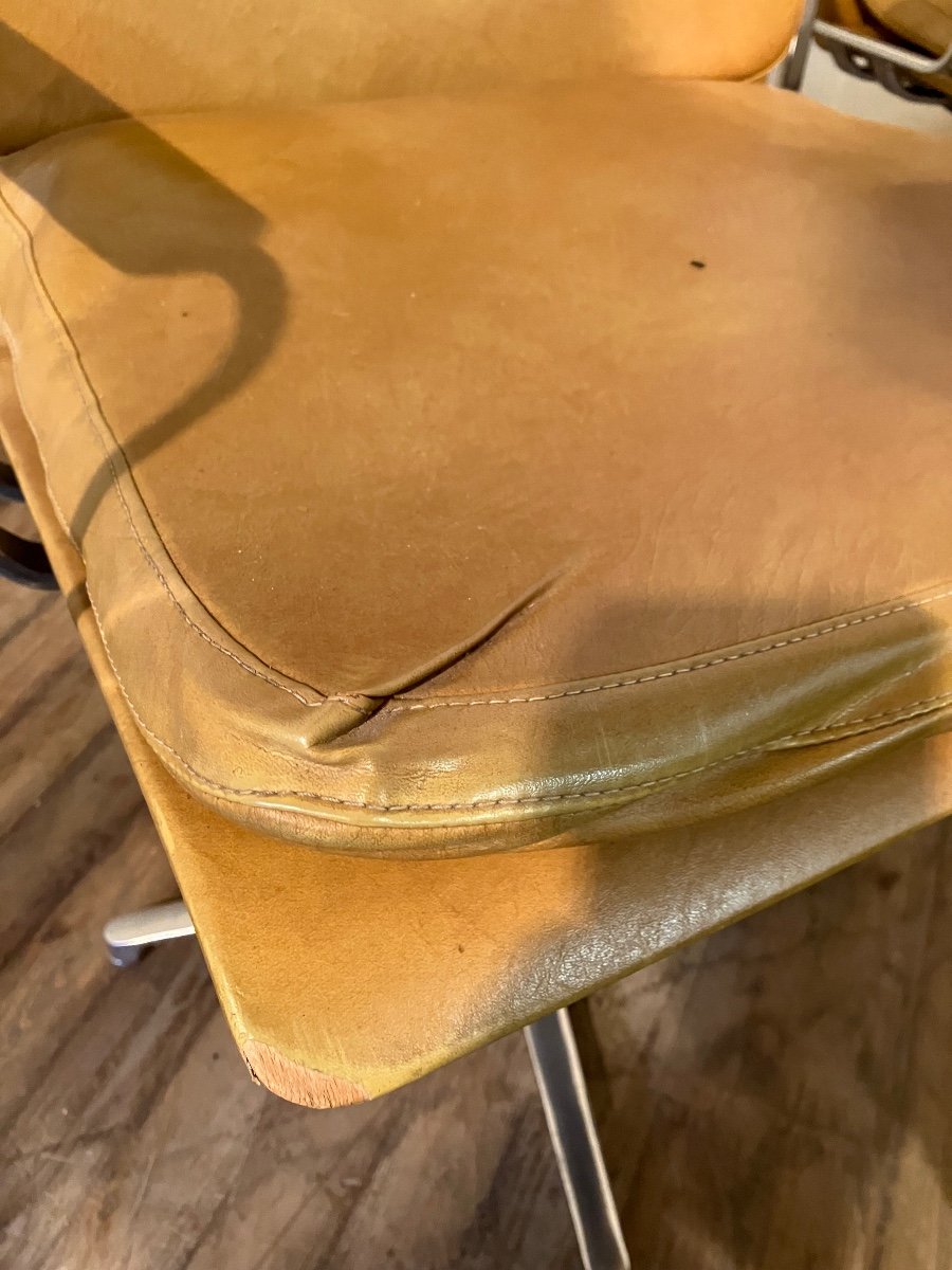 Paire de Fauteuils Tournant 8 exemplaires disponibles Dlg Eames soft Pad Herman Miller -photo-2