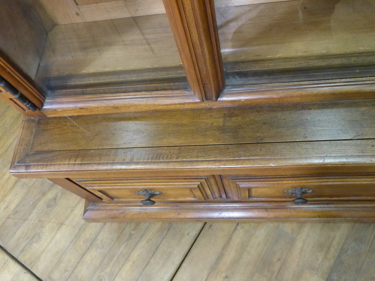 Collector's Showcase In Walnut 19th Cabinet Of Curiosities-photo-8