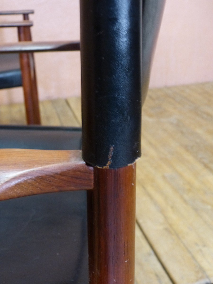 Kurt østervig For Sibast Pair Of Danish Teak Armchairs-photo-6