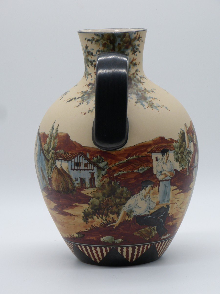Ciboure Large Vase With Handles Madeleine Moreau Rodolphe Fischer Period Dancers-photo-2