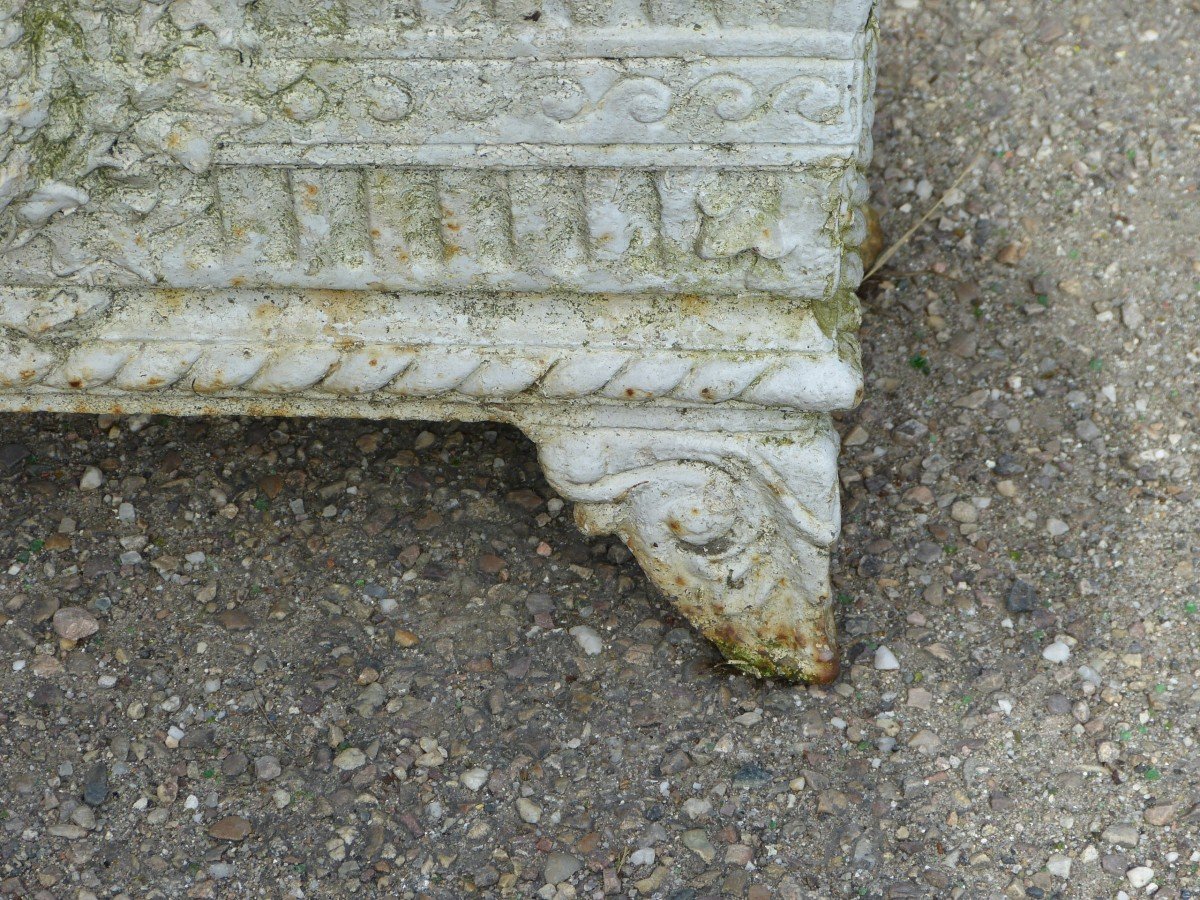 19th Century Cast Iron Planter-photo-4