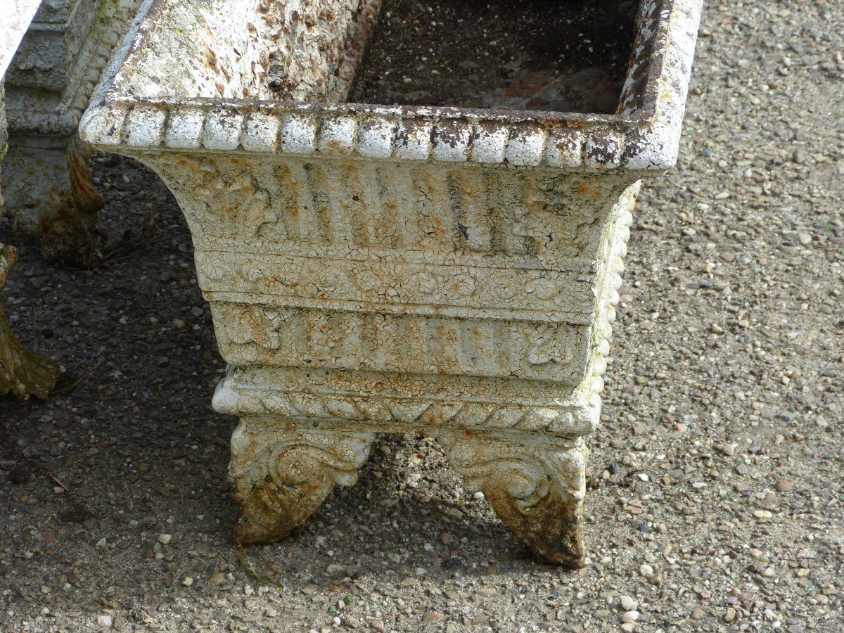 19th Century Cast Iron Planter-photo-2