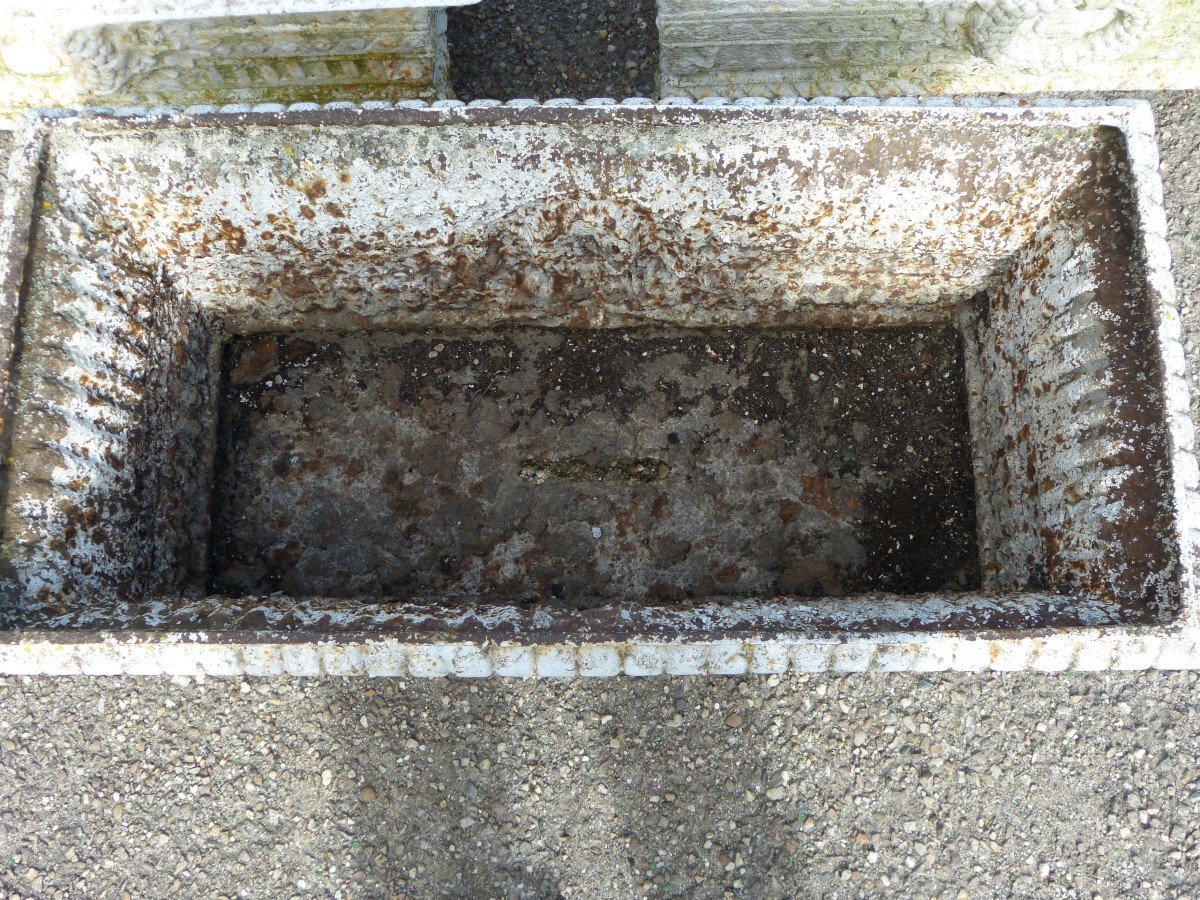 19th Century Cast Iron Planter-photo-3