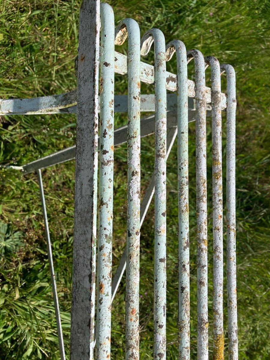 Banc De Pots En Fer D’arras étagère à Plantes Pour Jardin Serre Ou Jardin D’hiver 19eme-photo-8
