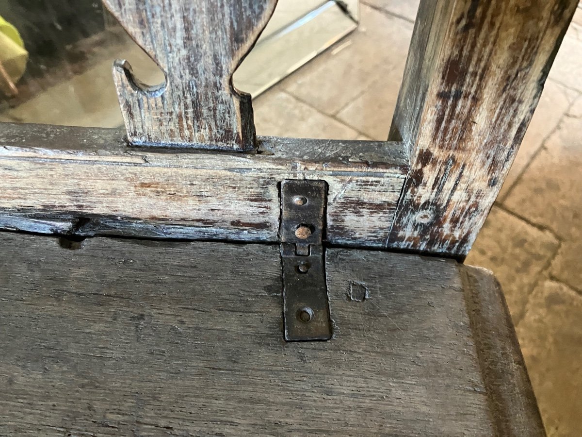 Rare Petite Chaise De Montagne Garde-manger à Clair Voie -photo-7