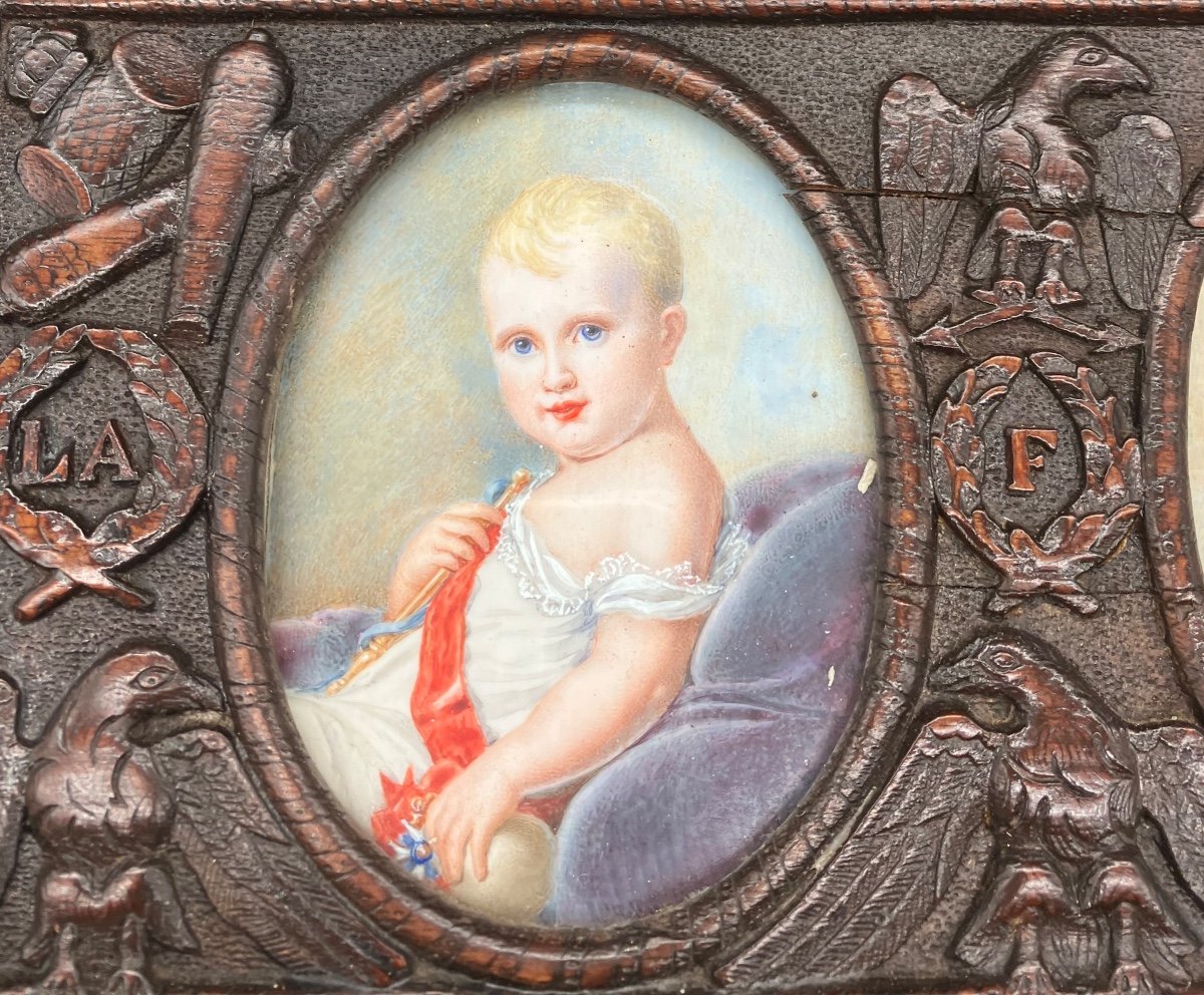 Psyché Empire Napoléon Bonaparte Souvenir Napoléonien 19ème Aiglon Corse Famille Impériale -photo-2